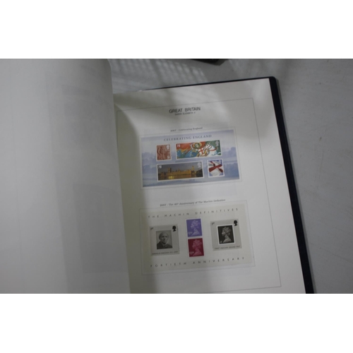 1309 - ROYAL MAIL MILLENNIUM COLLECTION STAMPS 3 albums of modern mint stamps, first day covers etc, also w... 