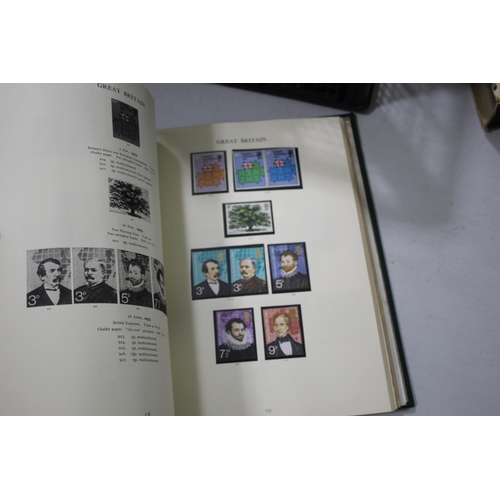 1309 - ROYAL MAIL MILLENNIUM COLLECTION STAMPS 3 albums of modern mint stamps, first day covers etc, also w... 