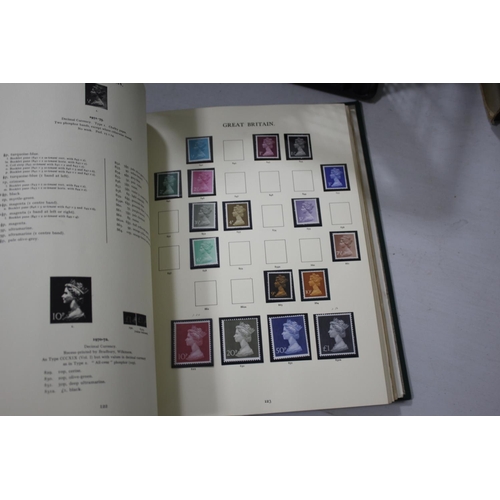 1309 - ROYAL MAIL MILLENNIUM COLLECTION STAMPS 3 albums of modern mint stamps, first day covers etc, also w... 