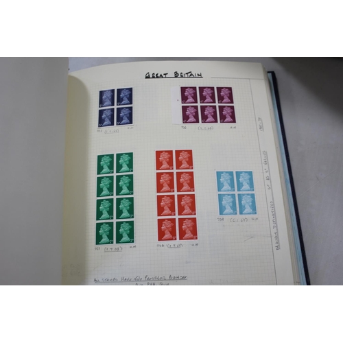 1313 - GREAT BRITAIN STAMPS including an album with 19thc used stamps (1d black, 2d blue's, penny reds etc,... 