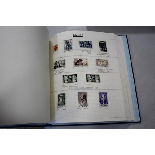 1315 - WORLD STAMP ALBUMS - FRANCE various stamp albums including two albums of French stamps, mint and use... 