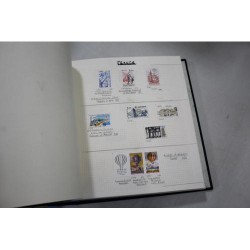 1315 - WORLD STAMP ALBUMS - FRANCE various stamp albums including two albums of French stamps, mint and use... 