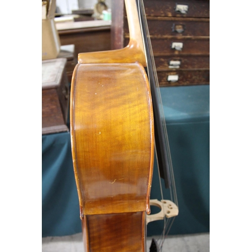 1501 - MODERN FULL SIZE CELLO - LUTHES, PARIS the cello with a two piece back and hardwood tuning pegs, wit... 