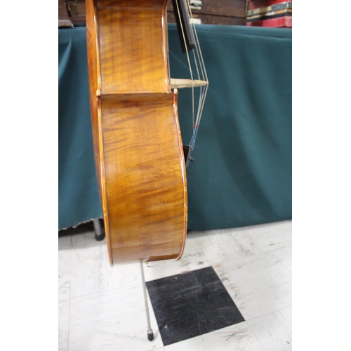 1501 - MODERN FULL SIZE CELLO - LUTHES, PARIS the cello with a two piece back and hardwood tuning pegs, wit... 