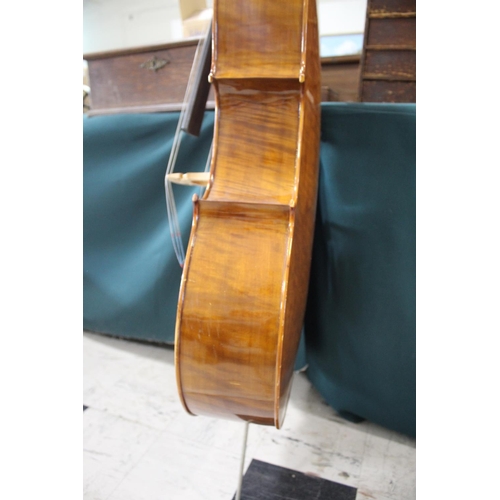 1501 - MODERN FULL SIZE CELLO - LUTHES, PARIS the cello with a two piece back and hardwood tuning pegs, wit... 