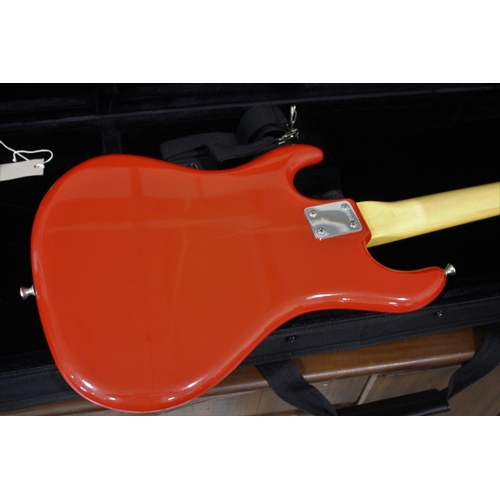 1448 - WATKINS RAPIER ELECTIC GUITAR a 1960's Watkins Rapier 33 electric guitar in a red and white finish, ... 