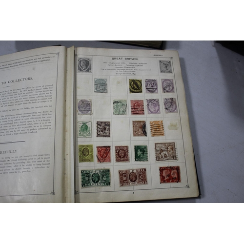 1321 - STAMP ALBUMS various albums including a Plymouth Album with mint and used World content, various Str... 