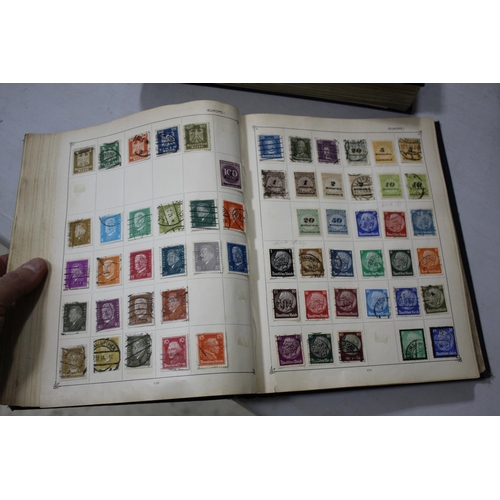 1321 - STAMP ALBUMS various albums including a Plymouth Album with mint and used World content, various Str... 