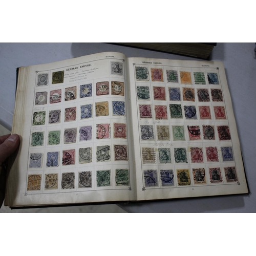 1321 - STAMP ALBUMS various albums including a Plymouth Album with mint and used World content, various Str... 