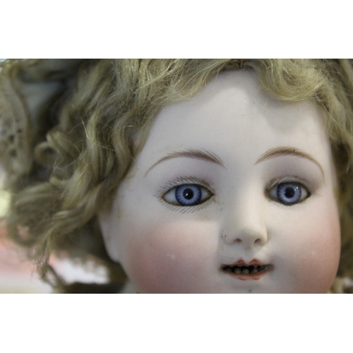 1426 - RARE EARLY STEINER BEBE CLOCKWORK BISQUE HEAD DOLL an early model of a Bebe Parlant Automatique (kic... 