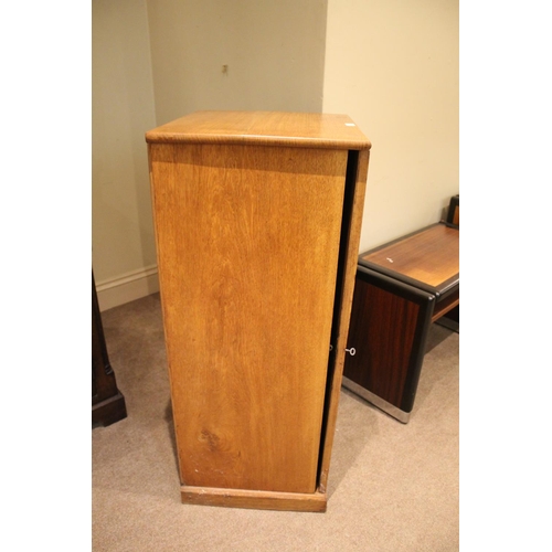 1485 - OAK COLLECTORS CABINET a late 19thc or early 20thc cabinet, with 18 internal drawers (each drawer wi... 