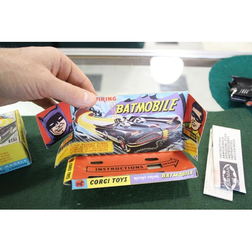 1330 - CORGI TOYS BATMOBILE - BOXED a Corgi Toys 267 Rocket Firing Batmobile, first issue with gloss black ... 