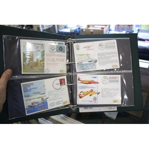 1301 - AVIATION FIRST DAY COVERS - SIGNED six albums of aviation related first day covers, with various exa... 