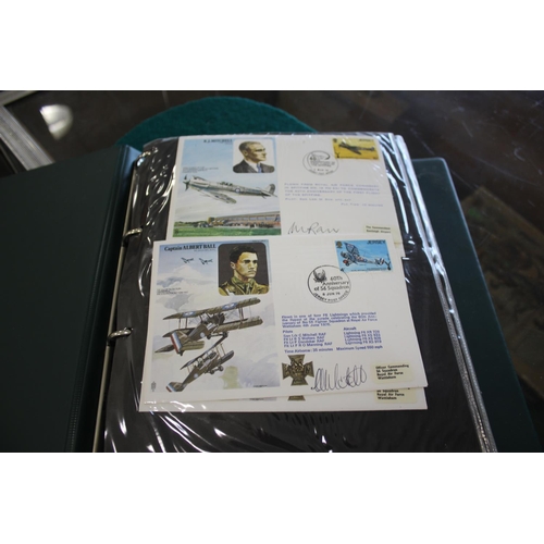 1301 - AVIATION FIRST DAY COVERS - SIGNED six albums of aviation related first day covers, with various exa... 