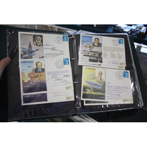 1301 - AVIATION FIRST DAY COVERS - SIGNED six albums of aviation related first day covers, with various exa... 