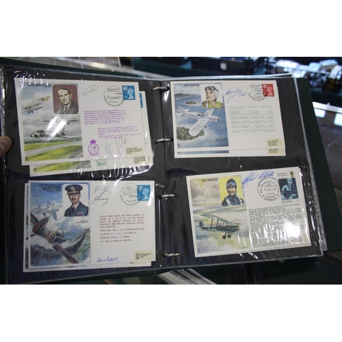 1301 - AVIATION FIRST DAY COVERS - SIGNED six albums of aviation related first day covers, with various exa... 