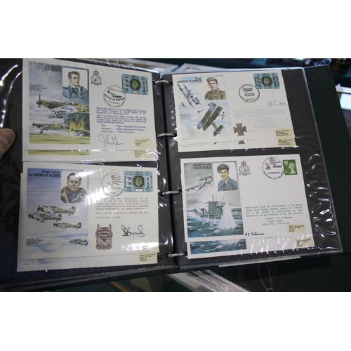 1301 - AVIATION FIRST DAY COVERS - SIGNED six albums of aviation related first day covers, with various exa... 