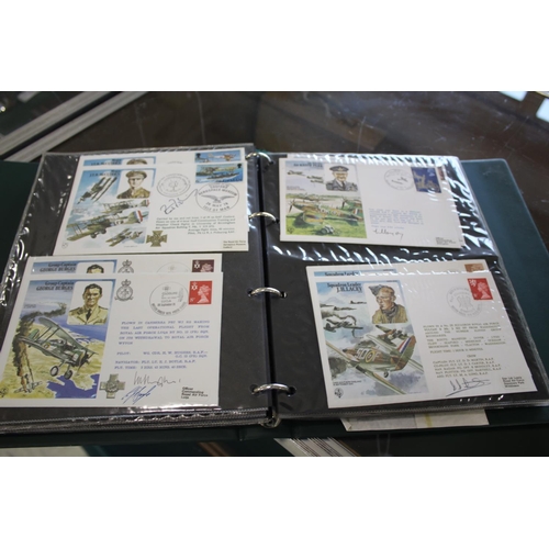 1301 - AVIATION FIRST DAY COVERS - SIGNED six albums of aviation related first day covers, with various exa... 