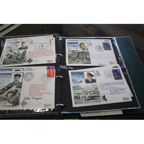 1301 - AVIATION FIRST DAY COVERS - SIGNED six albums of aviation related first day covers, with various exa... 