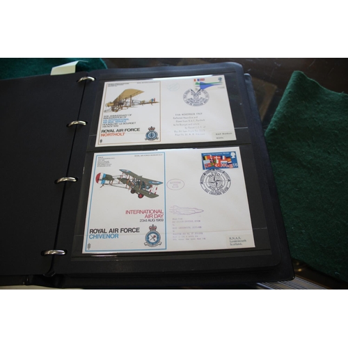 1301 - AVIATION FIRST DAY COVERS - SIGNED six albums of aviation related first day covers, with various exa... 