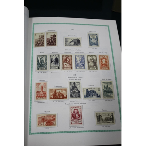 1308 - FRENCH STAMP ALBUMS including two Timbres De France albums with used and mint 19thc and 20thc conten... 