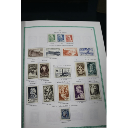 1308 - FRENCH STAMP ALBUMS including two Timbres De France albums with used and mint 19thc and 20thc conten... 