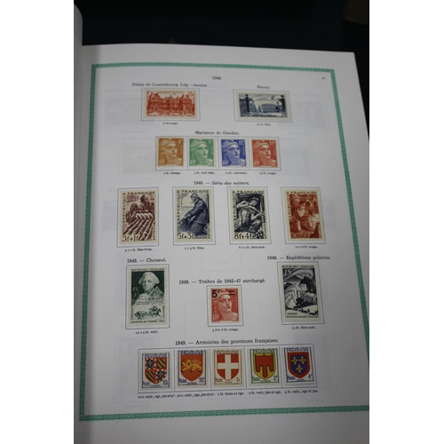 1308 - FRENCH STAMP ALBUMS including two Timbres De France albums with used and mint 19thc and 20thc conten... 