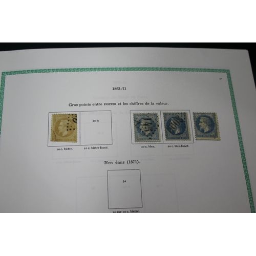 1308 - FRENCH STAMP ALBUMS including two Timbres De France albums with used and mint 19thc and 20thc conten... 