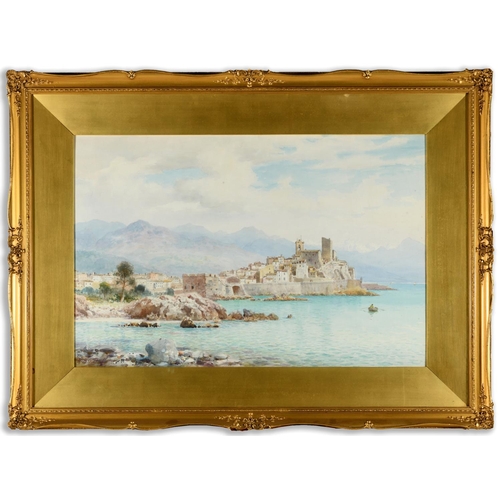 627 - HENRY BOWSER WIMBUSH (1858-1943) BRISSAGO, LAKE MAGGIORE; A VILLAGE ON THE ITALIAN LAKES Two, both s... 