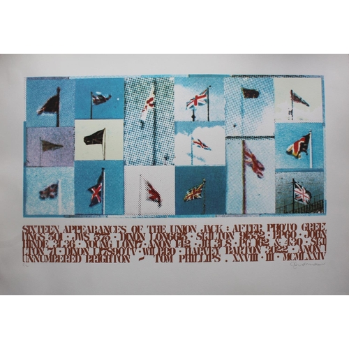 749 - TOM PHILLIPS, CBE, RA (b.1937) A SELECTION OF PRINTS Fourteen, various media, comprising trial proo... 