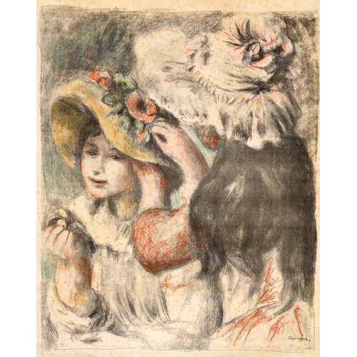 759 - PIERRE AUGUSTE RENOIR (1841-1919) LE CHAPEAU ÉPINGLÉ, 2e PLANCHE (Daulte; Stella.30) Lithograph, pri... 