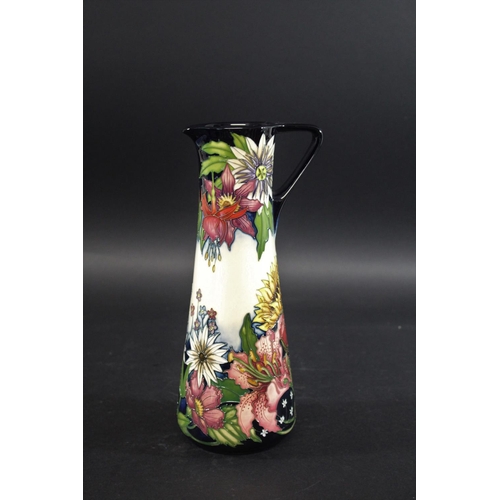 893 - LARGE MOORCROFT JUG - SANDBACH BOUQUET a limited edition jug in the Sandback Bouquet design, part of... 
