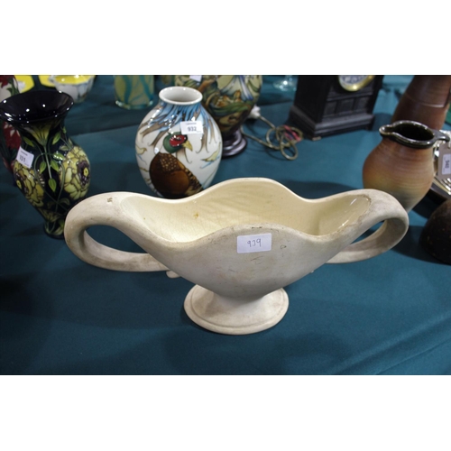 902 - LARGE FULHAM POTTERY VASE a large two handled vase probably designed by William John Marriner, with ... 