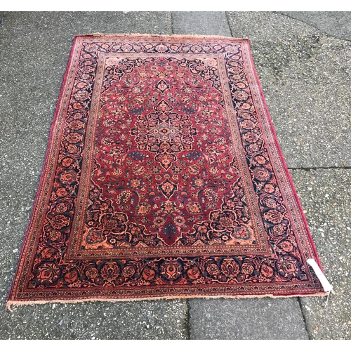 533 - Kashan Rug, 199cm x 133cm