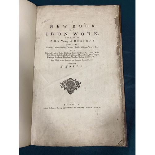 1 - Jores, J. A New Book of Iron Work, containing a Great Variety of Designs, first edition, 15 [of 20] ... 