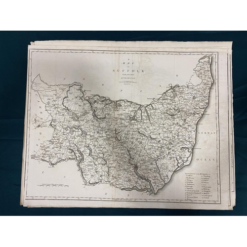 105 - Cary, John. A group of 23 engraved maps from the New and Correct English Atlas, including; Berkshire... 