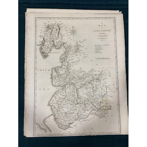 105 - Cary, John. A group of 23 engraved maps from the New and Correct English Atlas, including; Berkshire... 