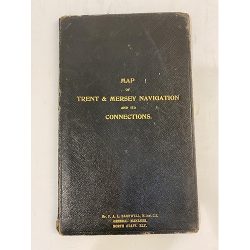 109 - Barnwell, F. A. L. North Staffordshire Railway, Map showing the Trent and Mersey Navigation and Its ... 