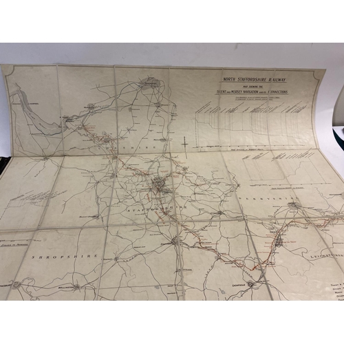 109 - Barnwell, F. A. L. North Staffordshire Railway, Map showing the Trent and Mersey Navigation and Its ... 