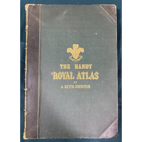 110 - Johnston, Alexander Keith. Handy Royal Atlas of Modern Geography, new edition, 45 double-page maps c... 