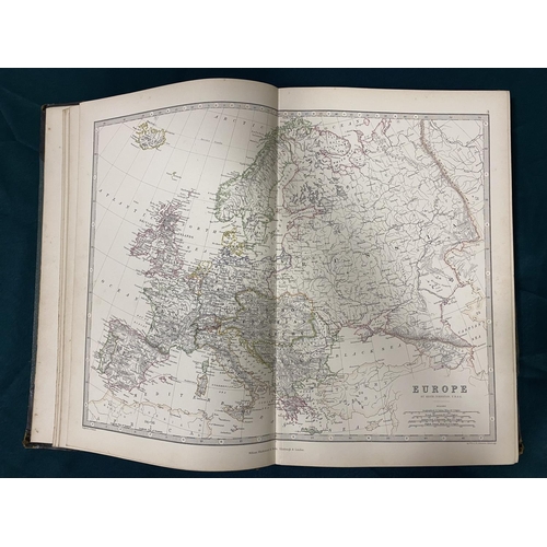 110 - Johnston, Alexander Keith. Handy Royal Atlas of Modern Geography, new edition, 45 double-page maps c... 