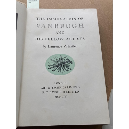 15 - Whistler, Laurence. The Imagination of Vanburgh and His Fellow Artists, first edition, with a TLS fr... 