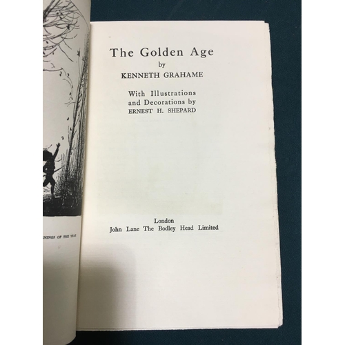 17 - Grahame, Kenneth. The Golden Age... Illustrated by Ernest H. Shepard, number 237 of 275 copies, sign... 