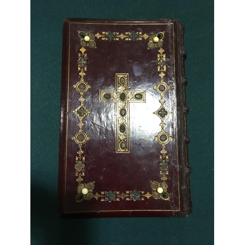 33 - Great Exhibition 1851. The Book of Common Prayer, contemporary full calf, the covers tooled gilt wit... 