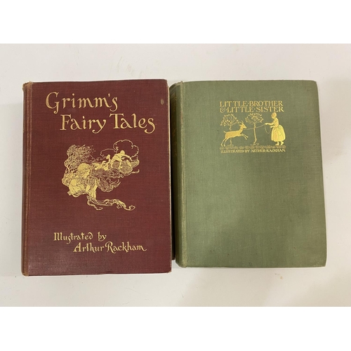 41 - Rackham, Arthur, illustrator. The Fairy Tales of the Brothers Grimm, 40 tipped-in coloured plates, t... 