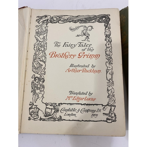 41 - Rackham, Arthur, illustrator. The Fairy Tales of the Brothers Grimm, 40 tipped-in coloured plates, t... 