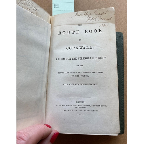 45 - Johns, C. A. A Week at the Lizard, folding engraved map, wood-engraved illustrations, original cloth... 