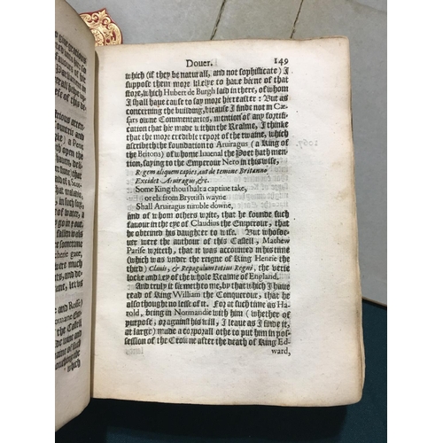 48 - Lambard, William. A Perambulation of Kent: Conteining the Description, Hystorie, and Customes of tha... 