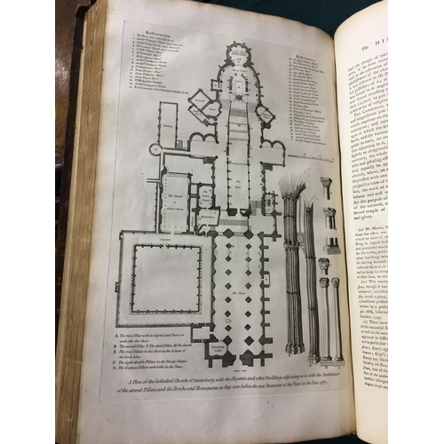 49 - Hasted, Edward. The History and Topographical Survey of the County of Kent, 4 volumes, first edition... 