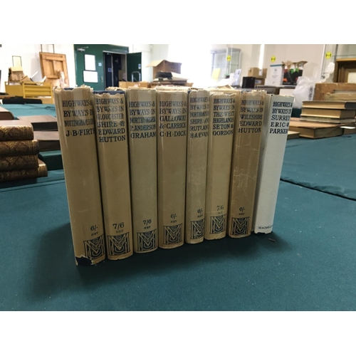 54 - Highways and Byways Series. Nottinghamshire, 1916; Galloway and Carrick, 1916; Wiltshire, 1917; Nort... 